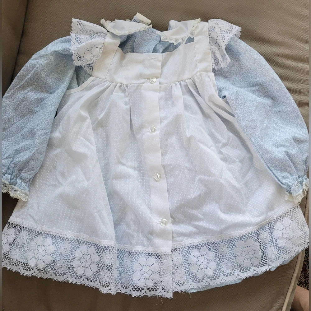 Childs Clothing Pieces Blue Dress White Pinafore Pink Zebra Pants Denim Skirt 3T